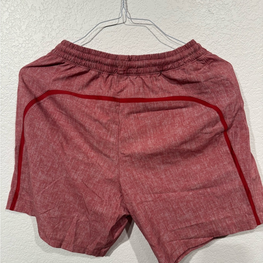lululemon athletica 7” Red Athletic Shorts